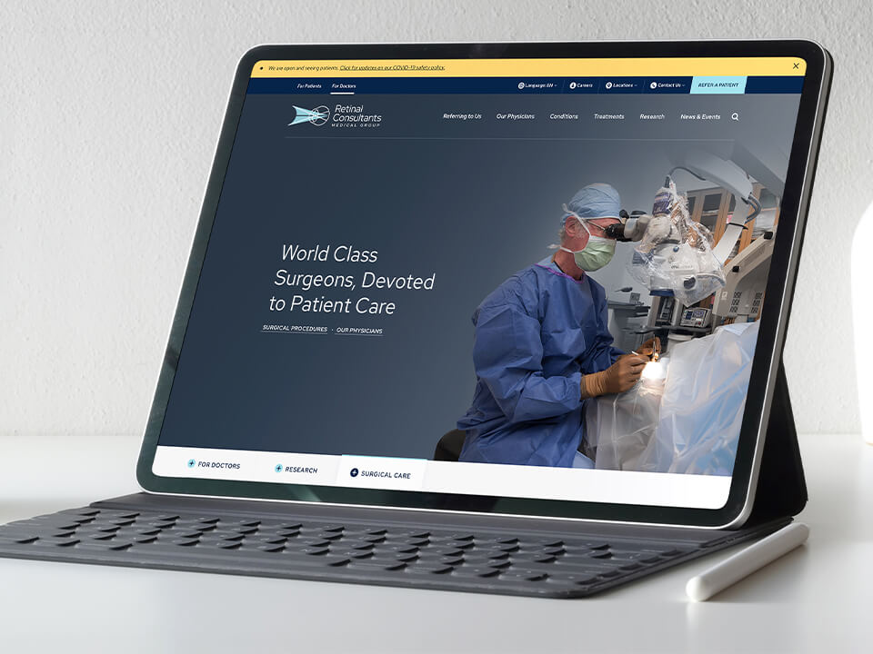 Welcome to our new website image